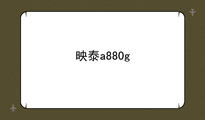 映泰a880g